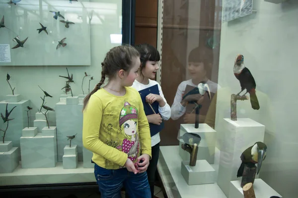 Moskova, Rusya - 26 Ekim 2015: Devlet biyolojik Müzesi.