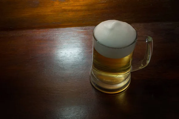 Beer on counter image — Stock Photo, Image