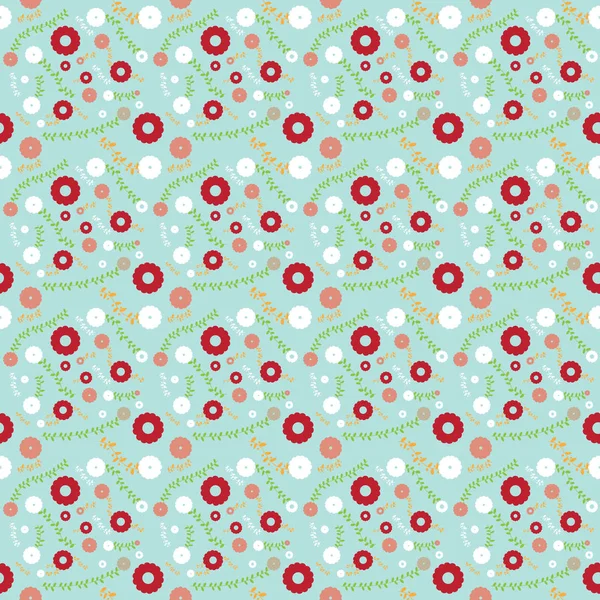 Flower pattern for background — Stock Vector