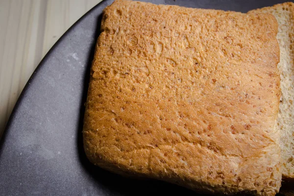 A teljes kiőrlésű kenyér kép — Stock Fotó