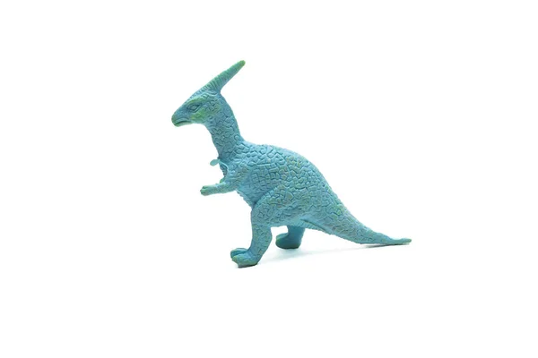 Dinosaurio juguete figuras de plástico sobre fondo blanco —  Fotos de Stock