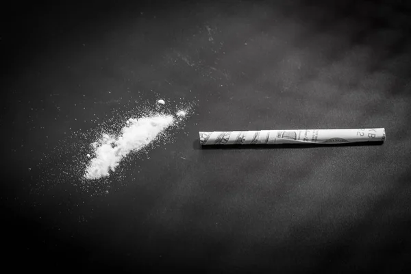 毒品可卡因的死图像符号 — 图库照片
