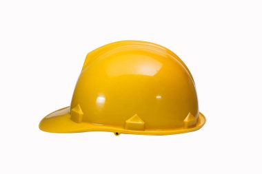 Beyaz zemin üzerine sarı Emanet şapka