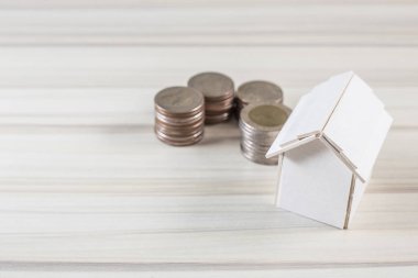 beyaz kağıt ev görüntü fikir oluşturma