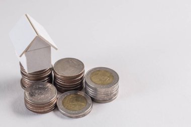 beyaz kağıt ev görüntü fikir oluşturma