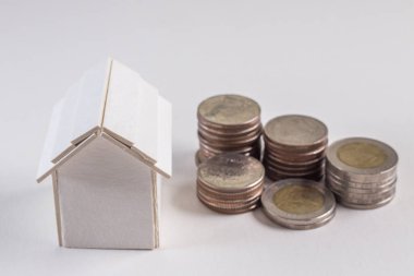 beyaz kağıt ev görüntü fikir oluşturma