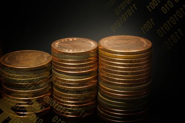 Thebitcoin iş fikir kavramı görüntü için yakın çekim