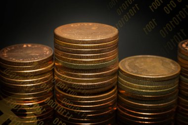 Thebitcoin iş fikir kavramı görüntü için yakın çekim