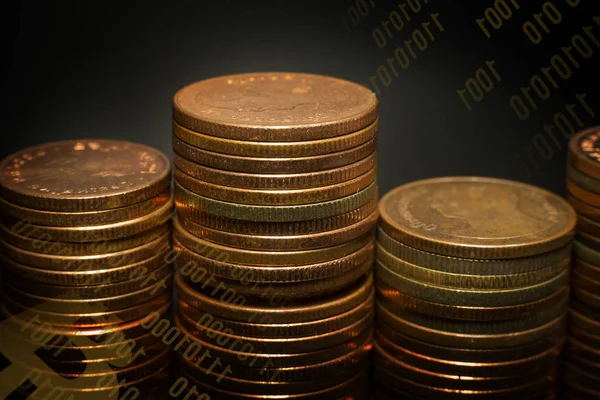 Thebitcoin iş fikir kavramı görüntü için yakın çekim