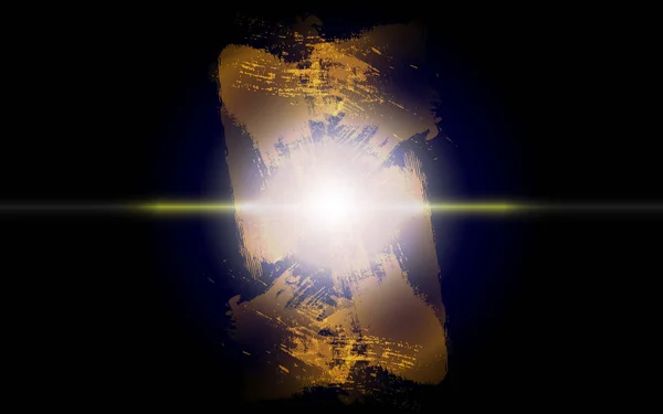 De abstracte achtergrond goud en donkere multi kleur — Stockvector