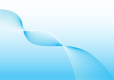 Mavi dalga vektör arka plan 