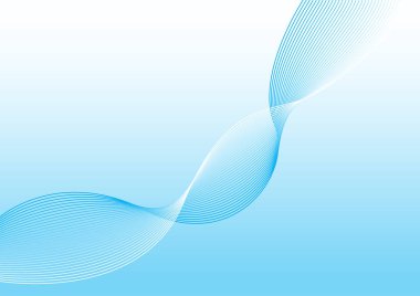 Mavi dalga vektör arka plan 