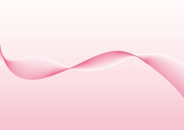 Pembe dalga vektör arka plan