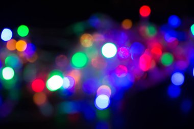 Gölge soyut arka plan ışık ampul multi renk bokeh 