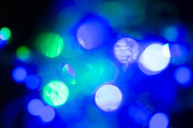 Gölge soyut arka plan ışık ampul multi renk bokeh 