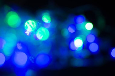 Gölge soyut arka plan ışık ampul multi renk bokeh 