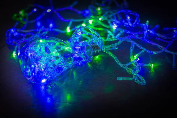 Gölge soyut arka plan ışık ampul multi renk bokeh 