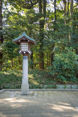 Meiji Tapınağı, Tokyo, Japonya - 27 Ekim 2017: Shib içinde yer alan