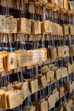 Meiji Tapınağı, Tokyo, Japonya - 27 Ekim 2017: Shib içinde yer alan