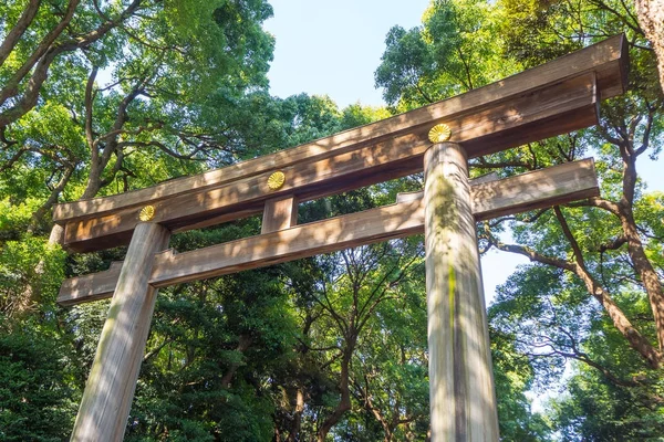 Santuario Meiji, Tokio, Japón - 27 de octubre de 2017: ubicado en Shib —  Fotos de Stock