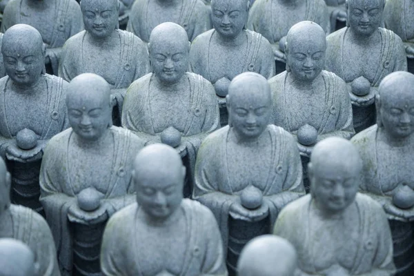 Buda IMAGEN le dará la paz en su corazón, monjes statu — Foto de Stock