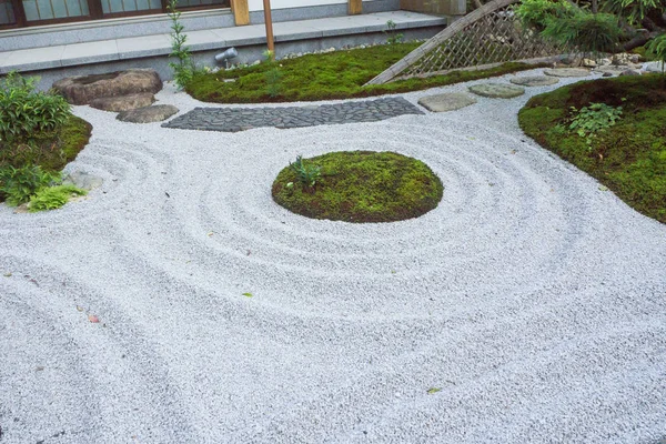 Le jardin zen rock style japonais kamakura japon — Photo