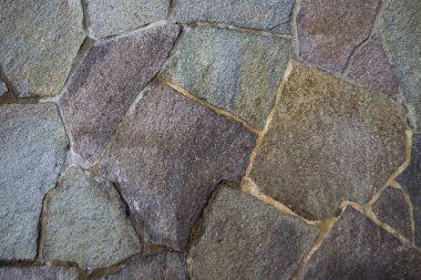 Taş duvar doku yüzey ayrıntı görüntü yakın çekim