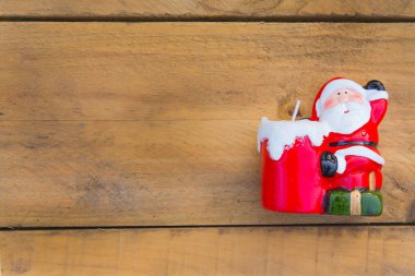 Noel Noel Baba mum yakın görüntü arka plan.