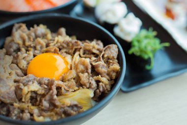 Bir suşi ikura görüntü yakın kadar beyaz renk ruh haline yakın çekim J