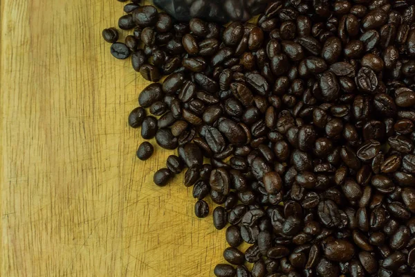 Zbliżenie z naturalnych ziaren kawy vintage nastroju — Zdjęcie stockowe