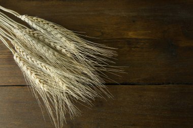  Buğday ahşap görüntü arka plan üzerinde .