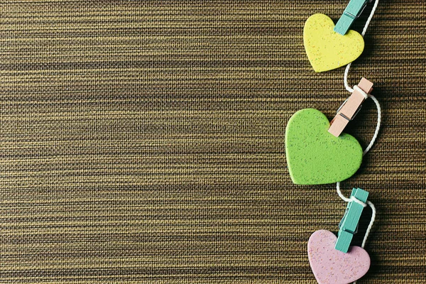 Sevgililer Günü içeriği için bir metin tahtası küp resmi. — Stok fotoğraf