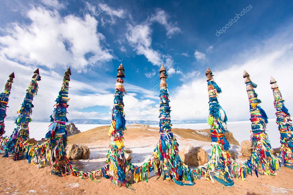 Shamanic syllables on the island of Olkhon, Lake Baikal