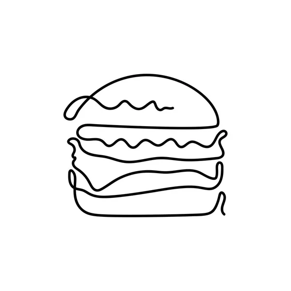 Sürekli bir çizim için Burger