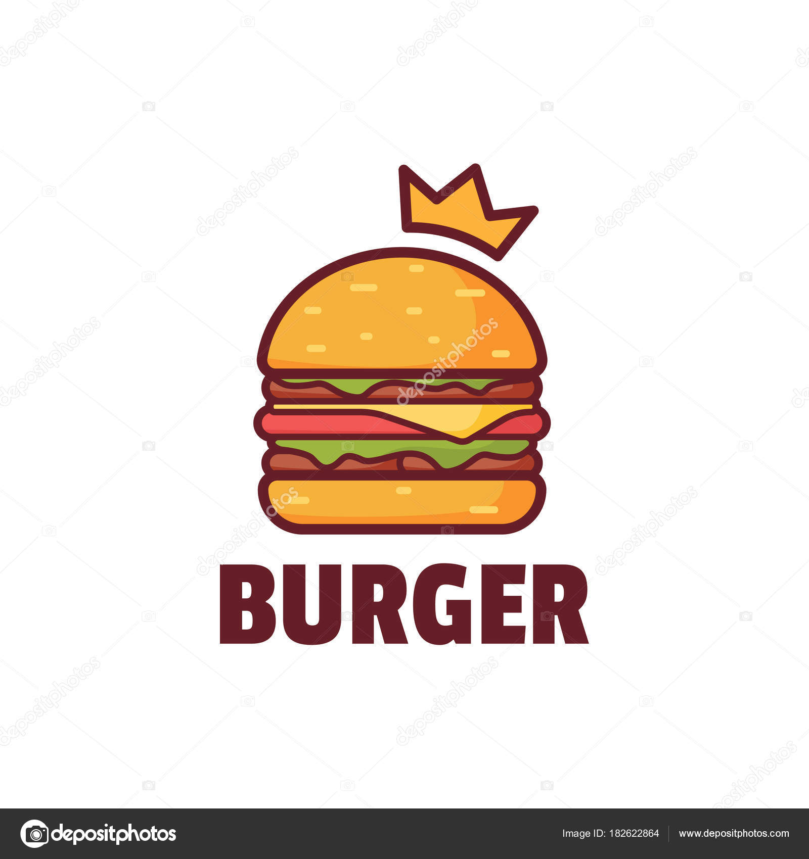 burger logo fast food