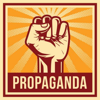Propaganda Poster, yumruk el