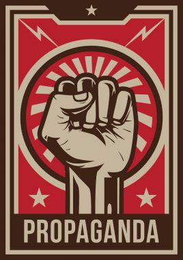 Propaganda Poster, yumruk el