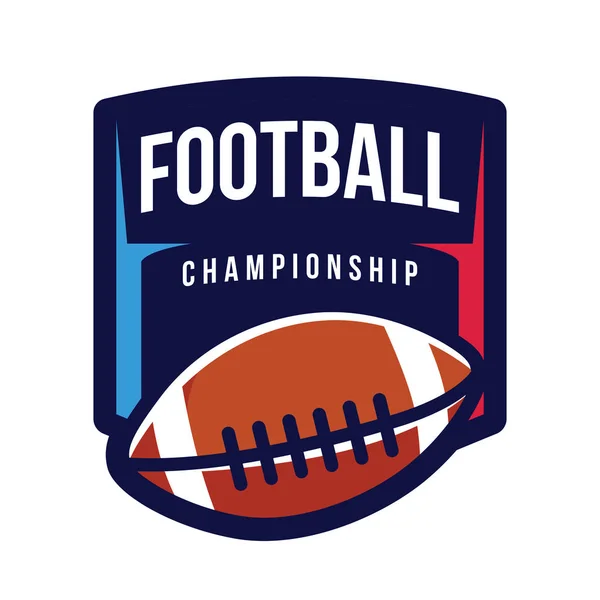 Logo du championnat américain de football — Image vectorielle