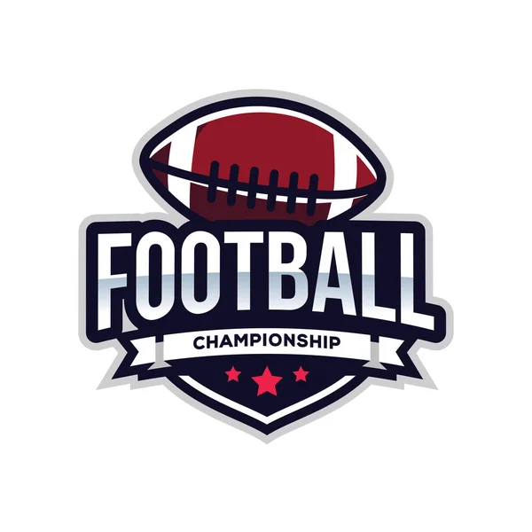 Logo der amerikanischen Fußballmeisterschaft — Stockvektor