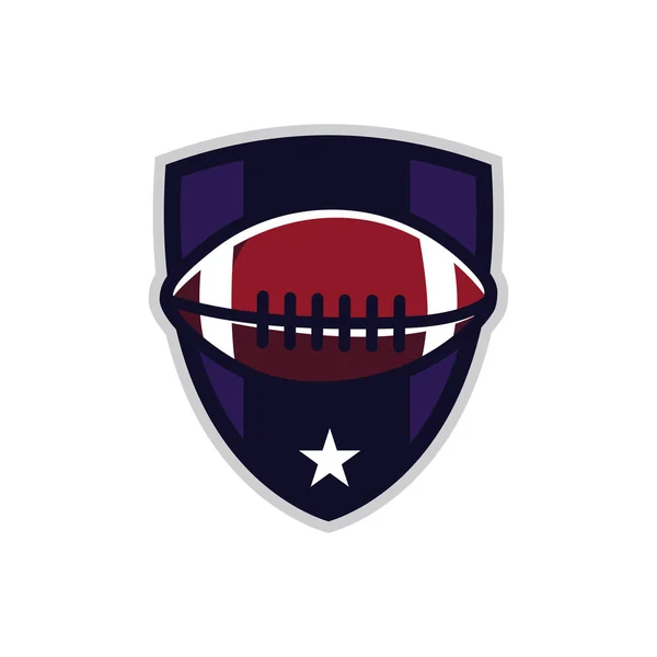 American Football Championship Logo — Stock Vector
