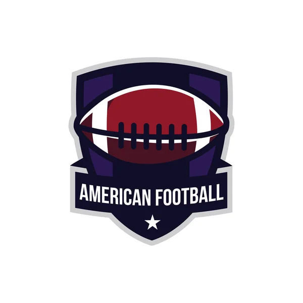 Logo del Campeonato de Fútbol Americano — Archivo Imágenes Vectoriales