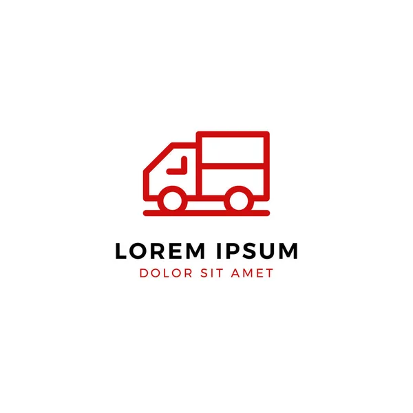 Box Truck Logo Template Stock Vector Image by ©yellowline 182708320