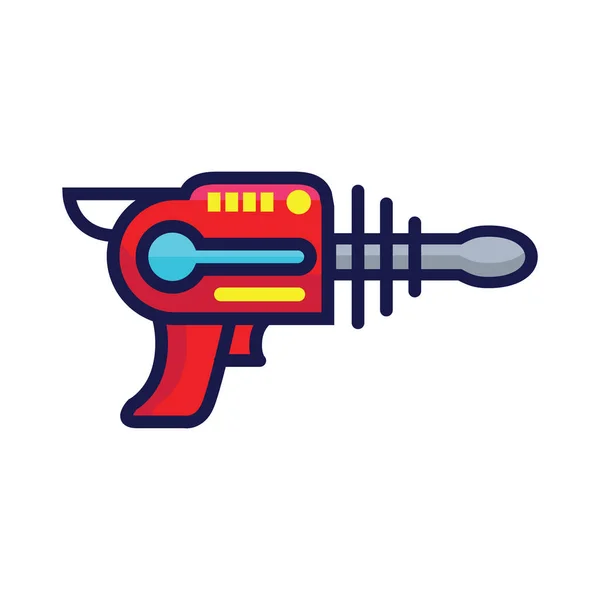 Icône de jouets de pistolet laser — Image vectorielle