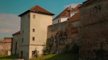 Kaydırma Brasov, Romanya eski kalenin arka detay gösterilen vurdu