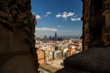 Barcelona şehir merkezine ve şehir merkezinde