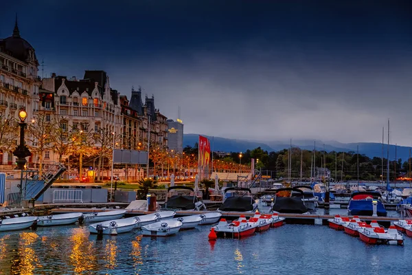 Geneva marina, Switzerland — Stock Photo, Image