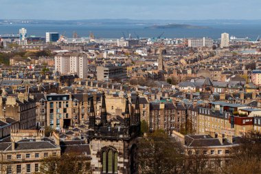 Edinburgh şehir merkezinde ve tarihi merkezi