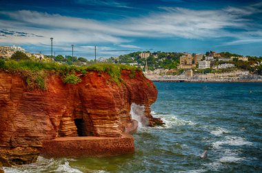 Torquay Sahili ve şehir
