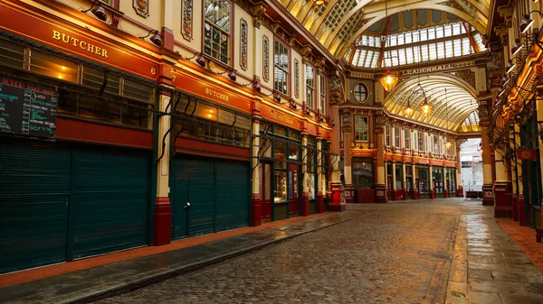 Targowisku Leadenhall Market, Londyn, Anglia, Wielka Brytania — Zdjęcie stockowe