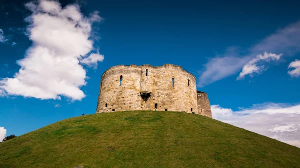 York hrad, Yorkshire, Anglie, Velká Británie — Stock fotografie